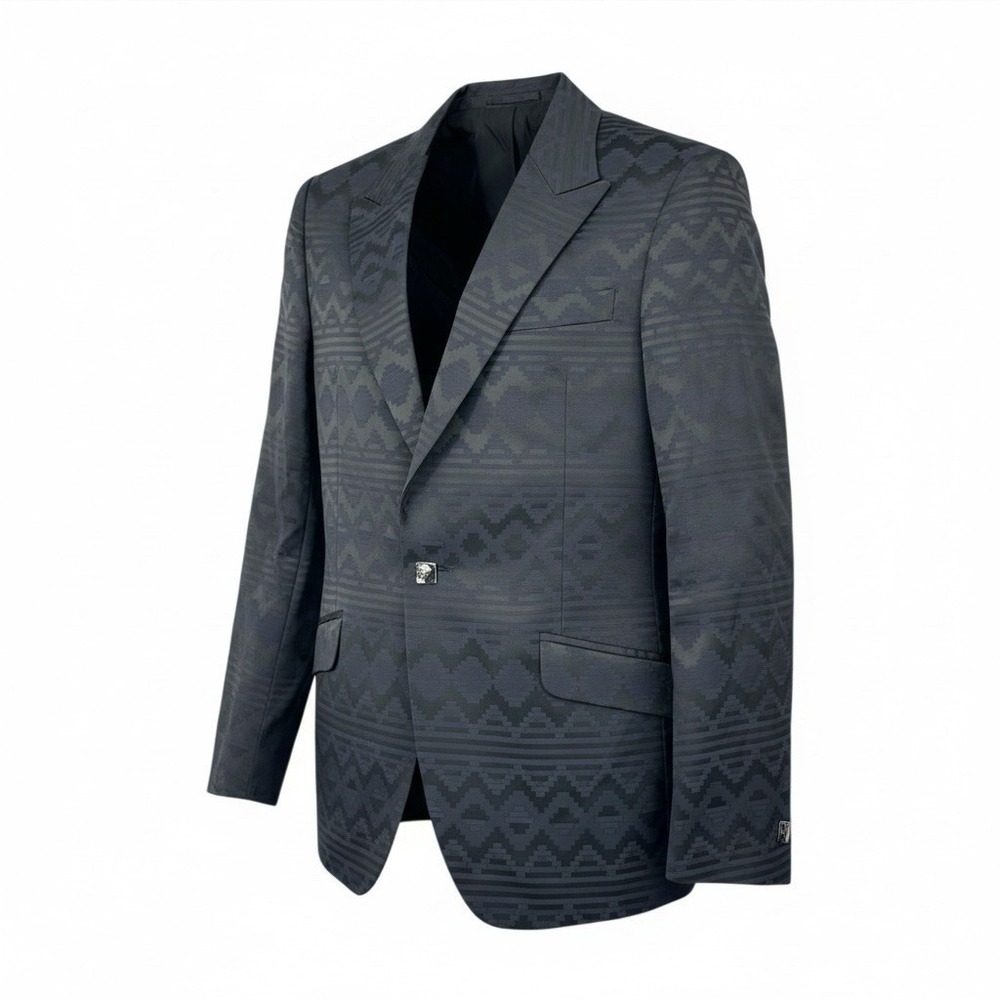 Versace Collection Men's Blazer US 36R IT 46 Black Wool‎ Blend NWT